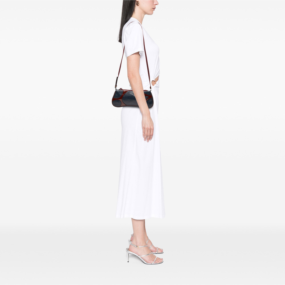 Pre-Loved Prada Patent Trimmed Vitello Drive Crossbody - Picture 9 of 10